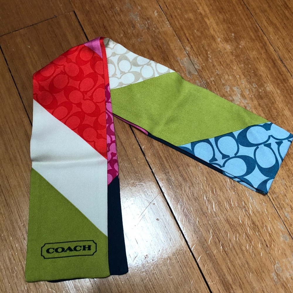 Coach silk scarf